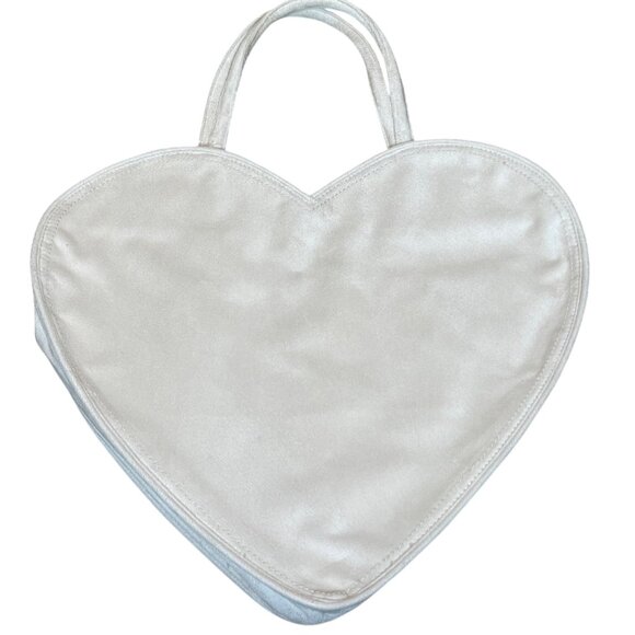 Erin Fetherston X Target Ivory Heart Tote Bag Purse Target 20th Anniversary - Picture 2 of 14